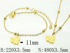 HY Wholesale Stainless Steel 316L Necklaces Bracelets Sets-HY91S1432HIR