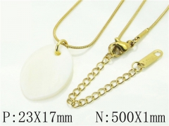 HY Wholesale Necklaces Stainless Steel 316L Jewelry Necklaces-HY59N0249MLE
