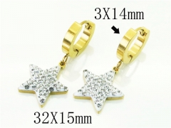 HY Wholesale Earrings 316L Stainless Steel Earrings-HY80E0673MZ