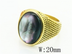 HY Wholesale Popular Rings Jewelry Stainless Steel 316L Rings-HY17R0854HJQ