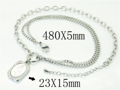HY Wholesale Necklaces Stainless Steel 316L Jewelry Necklaces-HY59N0271OV