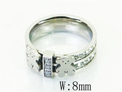 HY Wholesale Popular Rings Jewelry Stainless Steel 316L Rings-HY19R1166HHW