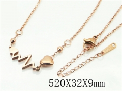 HY Wholesale Necklaces Stainless Steel 316L Jewelry Necklaces-HY19N0475OD