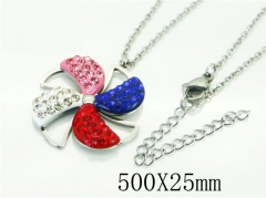 HY Wholesale Necklaces Stainless Steel 316L Jewelry Necklaces-HY51N0043HJF