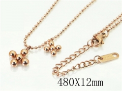 HY Wholesale Necklaces Stainless Steel 316L Jewelry Necklaces-HY19N0478OX