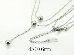 HY Wholesale Necklaces Stainless Steel 316L Jewelry Necklaces-HY19N0455OE