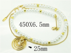 HY Wholesale Necklaces Stainless Steel 316L Jewelry Necklaces-HY80N0626PE
