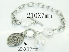 HY Wholesale Bracelets 316L Stainless Steel Jewelry Bracelets-HY21B0526HKE