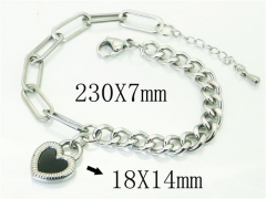 HY Wholesale Bracelets 316L Stainless Steel Jewelry Bracelets-HY59B0252NC