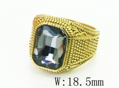 HY Wholesale Popular Rings Jewelry Stainless Steel 316L Rings-HY17R0837HJD
