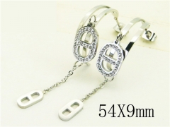 HY Wholesale Earrings 316L Stainless Steel Earrings-HY80E0693NV