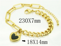 HY Wholesale Bracelets 316L Stainless Steel Jewelry Bracelets-HY59B0258OL