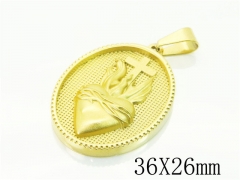HY Wholesale Pendant 316L Stainless Steel Jewelry Pendant-HY22P1104HHR