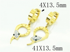 HY Wholesale Earrings 316L Stainless Steel Earrings-HY80E0668NX