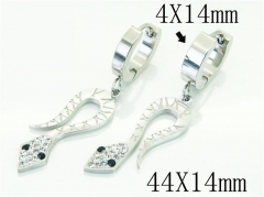 HY Wholesale Earrings 316L Stainless Steel Earrings-HY80E0665ML