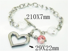 HY Wholesale Bracelets 316L Stainless Steel Jewelry Bracelets-HY21B0521HKF