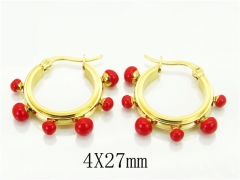 HY Wholesale Earrings 316L Stainless Steel Earrings-HY06E0336HIF