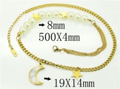 HY Wholesale Necklaces Stainless Steel 316L Jewelry Necklaces-HY80N0621OL