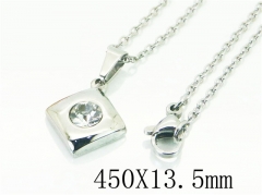 HY Wholesale Necklaces Stainless Steel 316L Jewelry Necklaces-HY52N0215ND