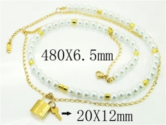 HY Wholesale Necklaces Stainless Steel 316L Jewelry Necklaces-HY80N0627PL