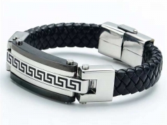 HY Wholesale Leather Bracelets Jewelry Popular Leather Bracelets-HY0143B0138