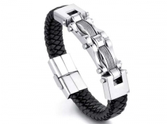 HY Wholesale Leather Bracelets Jewelry Popular Leather Bracelets-HY0143B0244