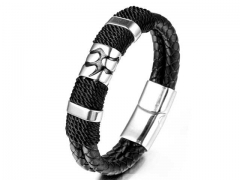 HY Wholesale Leather Bracelets Jewelry Popular Leather Bracelets-HY0143B0171