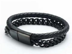 HY Wholesale Leather Bracelets Jewelry Popular Leather Bracelets-HY0143B0121