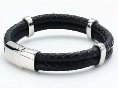 HY Wholesale Leather Bracelets Jewelry Popular Leather Bracelets-HY0143B0150