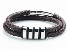 HY Wholesale Leather Bracelets Jewelry Popular Leather Bracelets-HY0143B0136