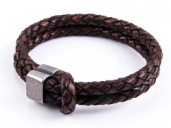 HY Wholesale Leather Bracelets Jewelry Popular Leather Bracelets-HY0143B0155