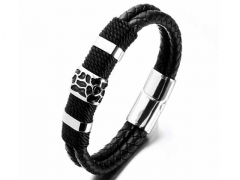 HY Wholesale Leather Bracelets Jewelry Popular Leather Bracelets-HY0143B0168