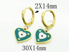 HY Wholesale Earrings 316L Stainless Steel Popular Jewelry Earrings-HY32E0391NL