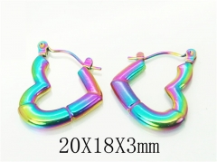 HY Wholesale Earrings 316L Stainless Steel Popular Jewelry Earrings-HY70E0960LV