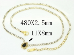 HY Wholesale Necklaces Stainless Steel 316L Jewelry Necklaces-HY59N0303HHE