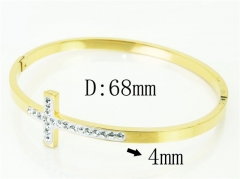 HY Wholesale Bangles Jewelry Stainless Steel 316L Fashion Bangle-HY12B0331PL