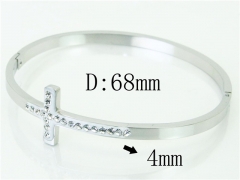 HY Wholesale Bangles Jewelry Stainless Steel 316L Fashion Bangle-HY12B0330OL