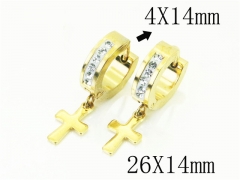 HY Wholesale Earrings 316L Stainless Steel Popular Jewelry Earrings-HY72E0013IO