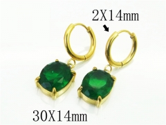 HY Wholesale Earrings 316L Stainless Steel Popular Jewelry Earrings-HY32E0392OE