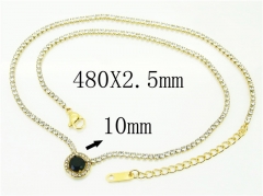 HY Wholesale Necklaces Stainless Steel 316L Jewelry Necklaces-HY59N0291HHB