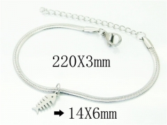 HY Wholesale 316L Stainless Steel Jewelry Bracelets-HY91B0272MS