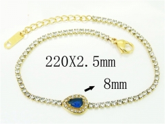 HY Wholesale 316L Stainless Steel Jewelry Bracelets-HY59B0284OLT