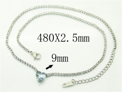 HY Wholesale Necklaces Stainless Steel 316L Jewelry Necklaces-HY59N0362HXX