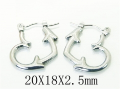HY Wholesale Earrings 316L Stainless Steel Popular Jewelry Earrings-HY70E0952KD