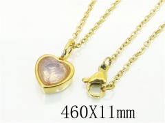 HY Wholesale Necklaces Stainless Steel 316L Jewelry Necklaces-HY15N0157MJW