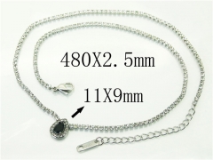 HY Wholesale Necklaces Stainless Steel 316L Jewelry Necklaces-HY59N0351HWW