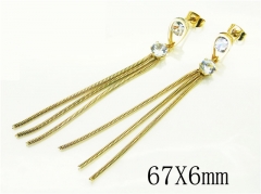 HY Wholesale Earrings 316L Stainless Steel Popular Jewelry Earrings-HY26E0454NLX