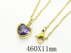 HY Wholesale Necklaces Stainless Steel 316L Jewelry Necklaces-HY15N0160MJA