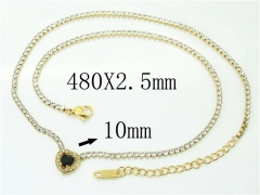 HY Wholesale Necklaces Stainless Steel 316L Jewelry Necklaces-HY59N0299HHF