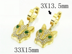HY Wholesale Earrings 316L Stainless Steel Popular Jewelry Earrings-HY32E0393HJV